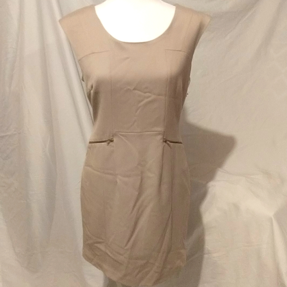 Love Forever 21 taupe tan sheath dress